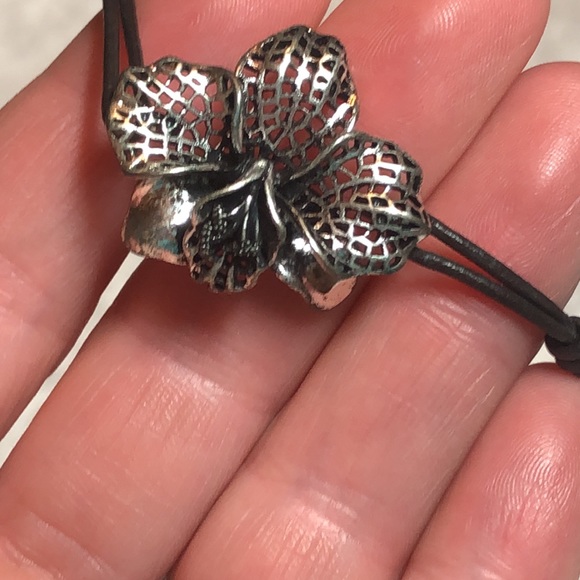 Fossil leather cord bracelet - Picture 2 of 4